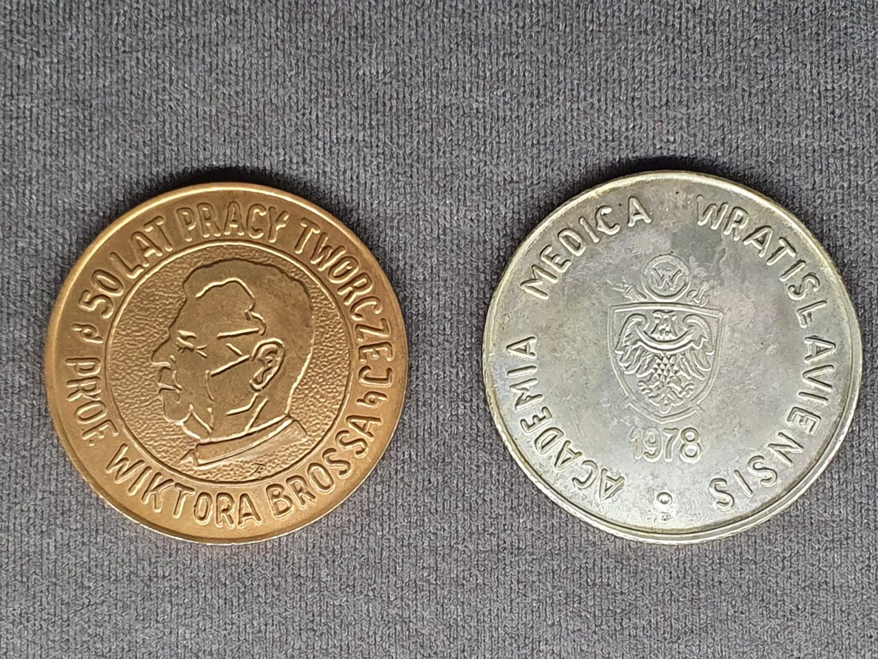Wiktor Bross' medal, The City Museum of Wrocław.jpg